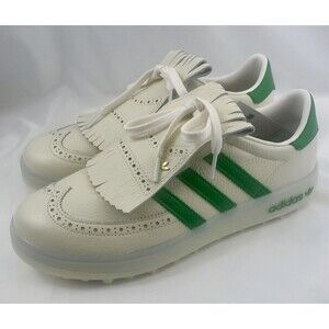 Nee Adidas Coursecup Golf Shoes Spike “Chalk White Green” IH8436 Men’s Size 10.5